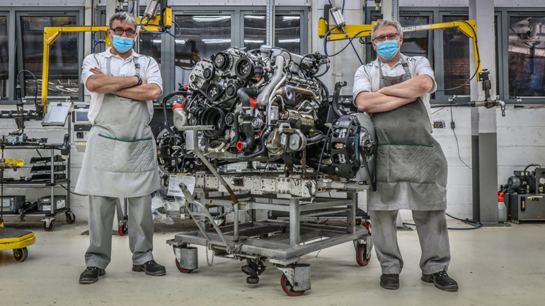 Ο τελευταίος V8 6,75 λίτρων κινητήρας της Bentley